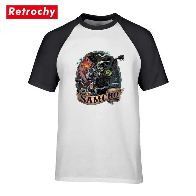 Футболка Sons Of Anarchy футболка Odin Valhalla Chapter уличная одежда футболки с изображением
