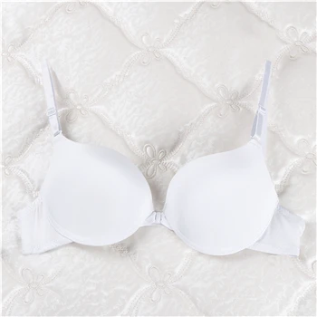 underwire bra sexy bra push up lingerie plus size women underwear ABC cup solid color lenceria front button bralett seamless brasier mujer strapless push up bra Bras