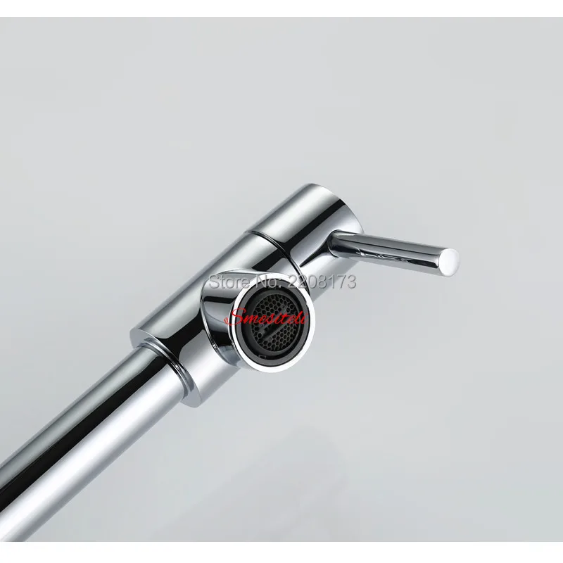 Smesiteli 100% Brass Double Jointed Swinging Spout Filler Folding Chrome Or Matte Black Finish Kitchen Bathroom Sink Faucet Smesiteli 100% Brass Double Jointed Swinging Spout Filler Folding Chrome Or Matte Black Finish Kitchen Bathroom Sink Faucet