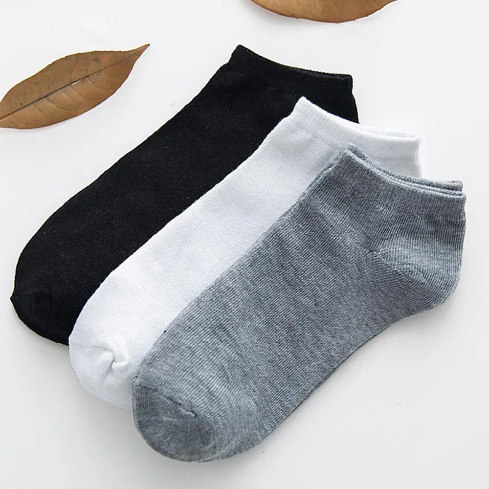 La MaxPa 5 пар/лот мужские носки хлопок большой size38 47 Повседневные Дышащие башмачки