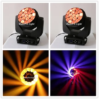 

1pieces 19pcs 15watt led moving head wash rgbw dmx led moving head lyre bee eye moving head