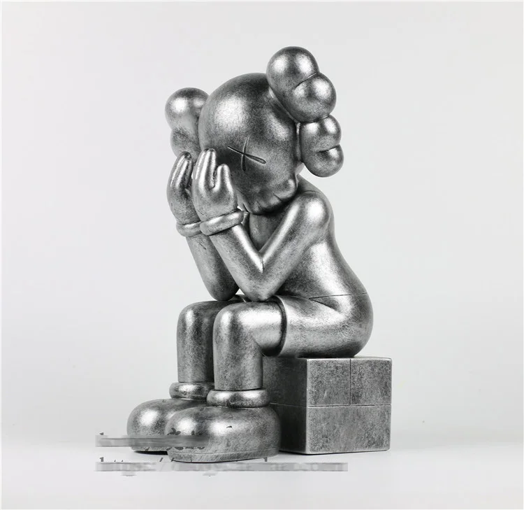 High Quality 16inch Original fake Kaws Companion Passing Thought Action Figure With Retail Box