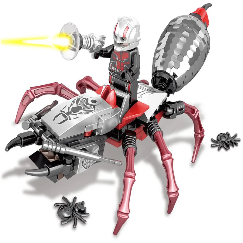 Marvel Avengers Infinity War DC Super hero Spiderman Batman building blocks Action Movie Figures toys Compatile with legoings