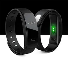 Новый Кровяное Давление Умный Браслет QS80 Bluetooth Умный Браслет Браслет Сердечного Ритма Трекер Мониторинг Сна для IOS Android