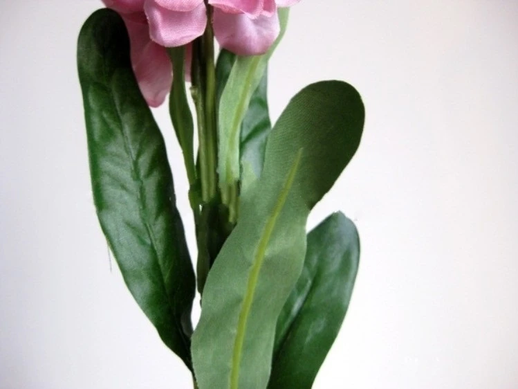 12 шт. искусственные орхидеи из фиолетового шелка 75 см|decorative silk flowers|flowers clayflower