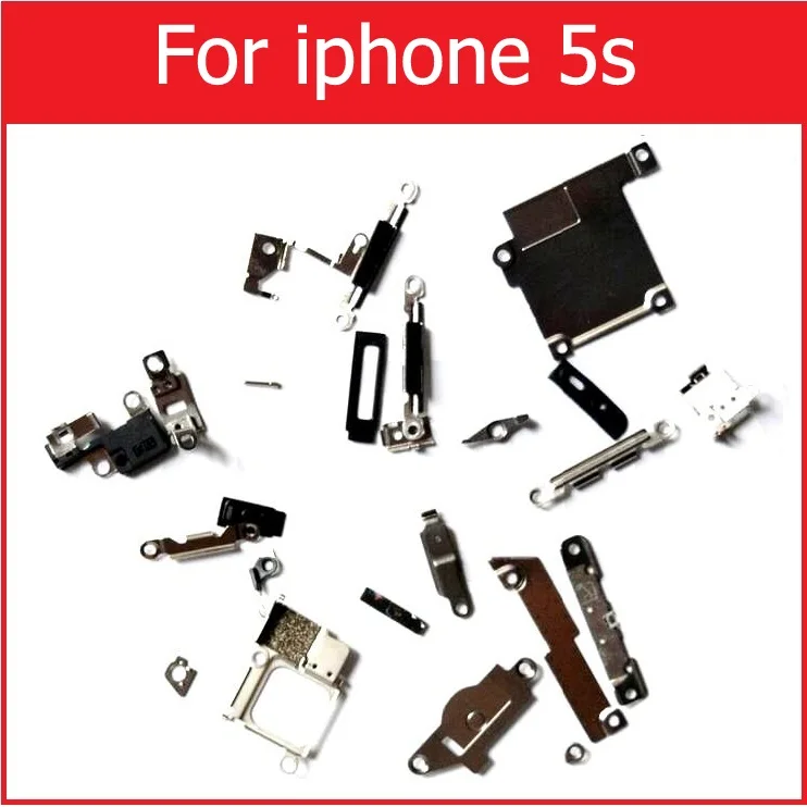 Полный корпус, внутренние маленькие металлические железные детали для iPhone 4, 4S, 5, 5c, 5S, 6, 6s plus, маленький держатель, кронштейн, защитная пластина, комплект, запчасти для телефона - Цвет: For iphone 5s