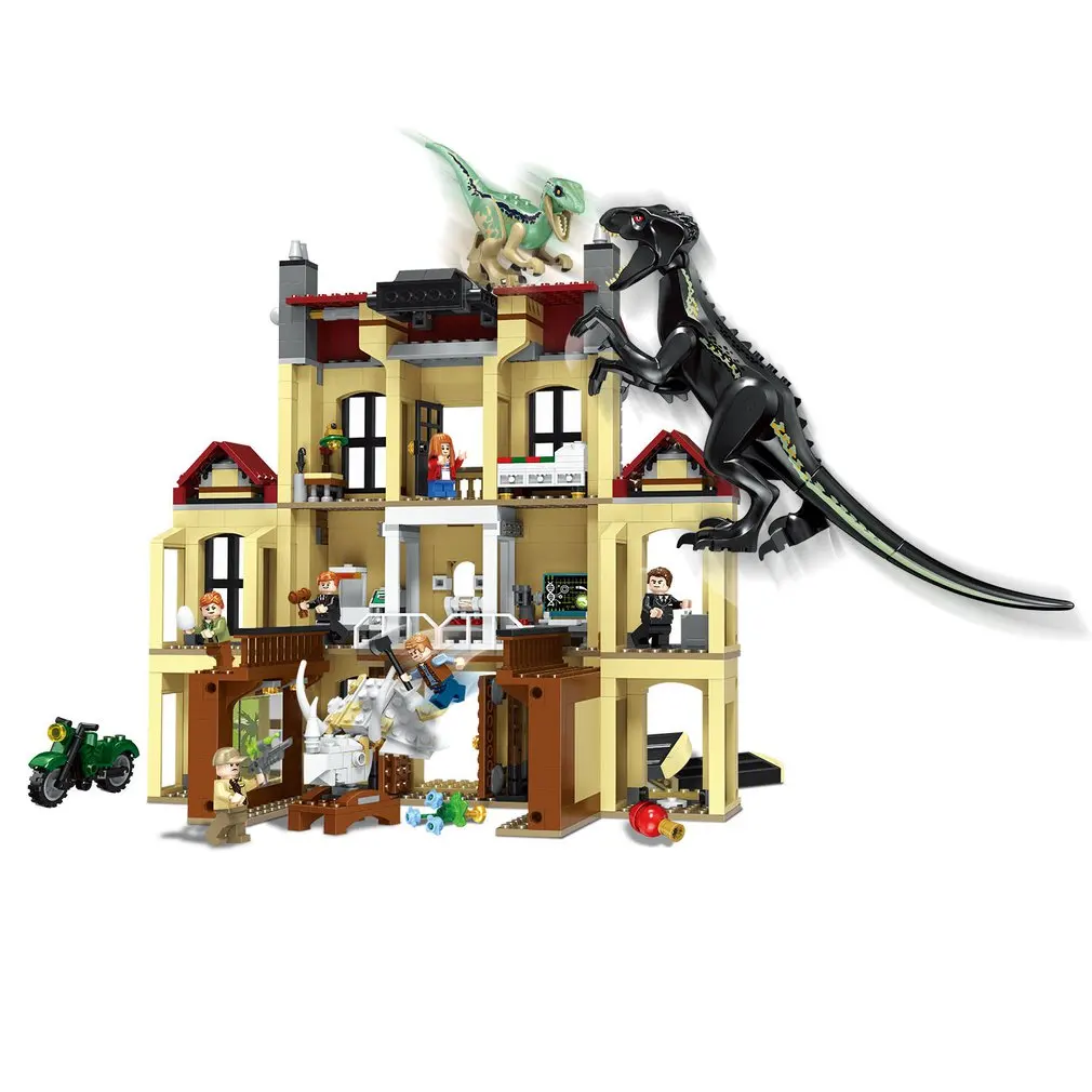 Dinosaurs Animal Building Blocks Jurassic Dinosaur Assembling Puzzle Children's Toy Best Gift | Игрушки и хобби