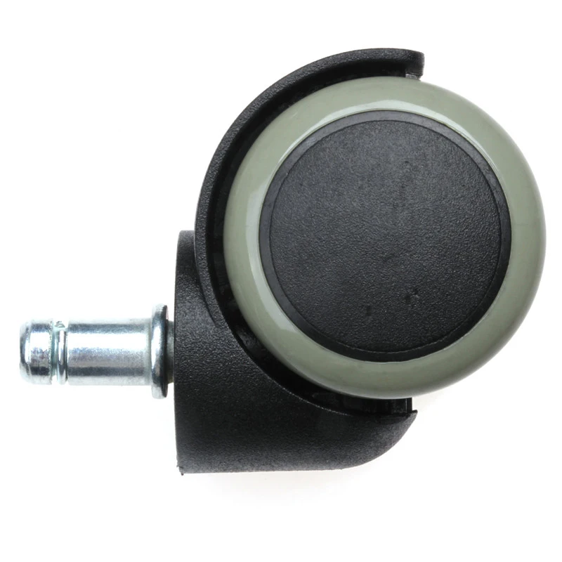 Inch 2" Plastic Caster 50MM Spring Swivel Wheels Black&Brown Heavy Duty