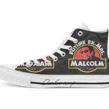 Future ex mr. Malcolm дизайн дышащий Повседневный высокий Топ на шнуровке холщовая обувь кеды для Прямая