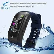 Kinyo S908S Цвет Экран активности Фитнес трекер Смарт-браслет IP68 Водонепроницаемый gps монитор сердечного ритма спортивные браслет на запястье