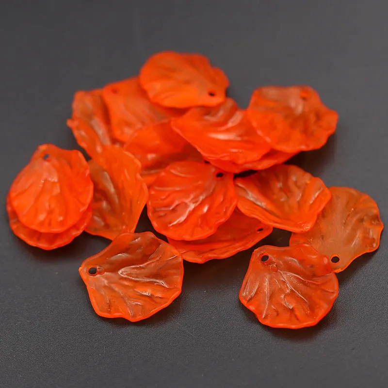50 шт. Акриловые Матовые лепестки цветов DIY Изготовление сережек Подвески женские