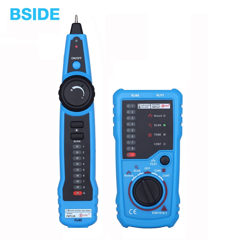 

High Quality RJ11 RJ45 Cat5 Cat6 Telephone Wire Tracker Tracer Toner Ethernet LAN Network Cable Tester Detector Line Finder Tool