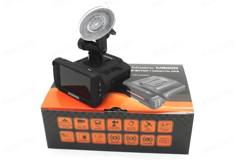 Marubox M600R car dvr radar detector gps 3 in 1