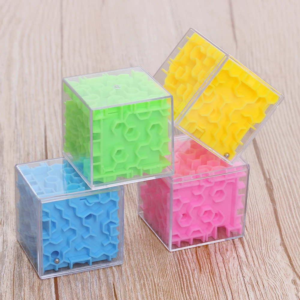 Magical 3d Maze Magic Cube Labyrinth Rolling Toys For Kids Children Puzzle Game~