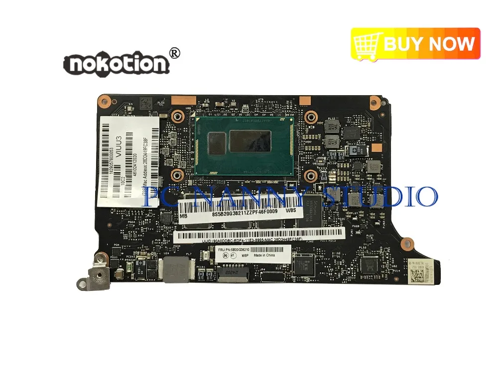 

PANANNY 5B20G38210 for Lenovo YOGA2 PRO Laptop Motherboard SR1EB I7-4510U 4GB RAMs tested