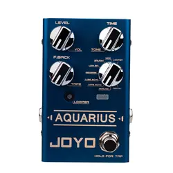 JOYO R серии электрогитары педаль эффектов процессор двухканальный Overdrive высокого усиления задержки Цифровой моделирование Лупер эффекты