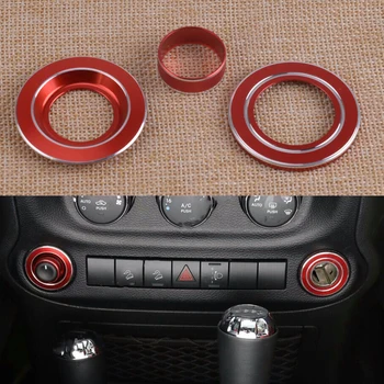

DWCX Car Mirror Adjust Cigarette Lighter Switch Knob Trim Button Cover Fit for Jeep Wrangler 2011 2012 2013 2014 2015 2016