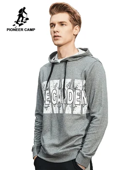 

Pioneer Camp hoodies sweatshirts men brand-clothing fashion printed hoodies male quality casual hooded tracksuit AWY701019