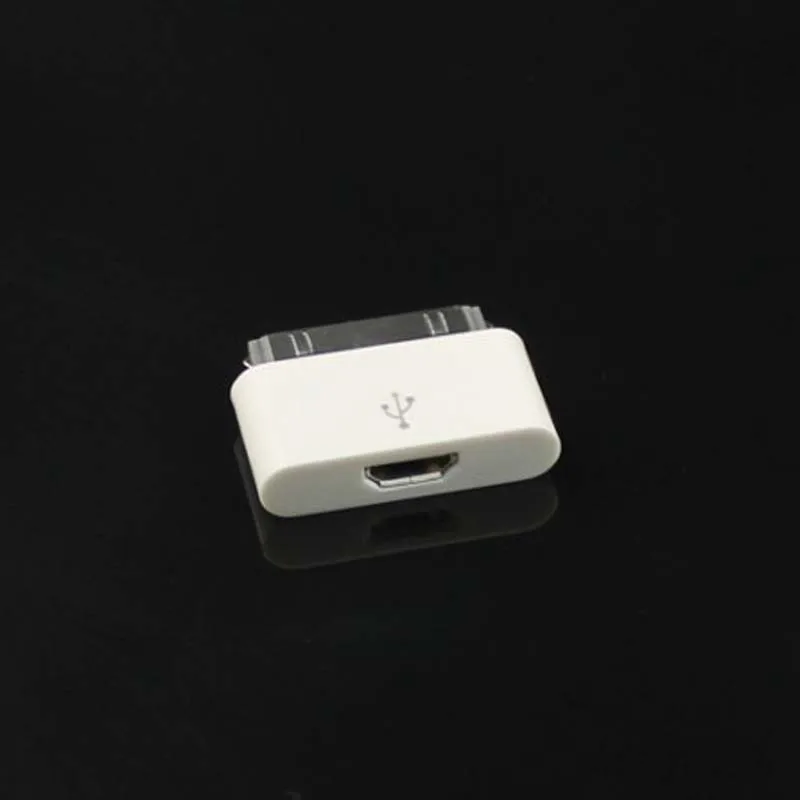 Micro USB на 30 Pin USB переходник, конвертер кабель адаптер для iPhone 4 4S 4G 3GS телефон для iPad iPod зарядное устройство адаптер