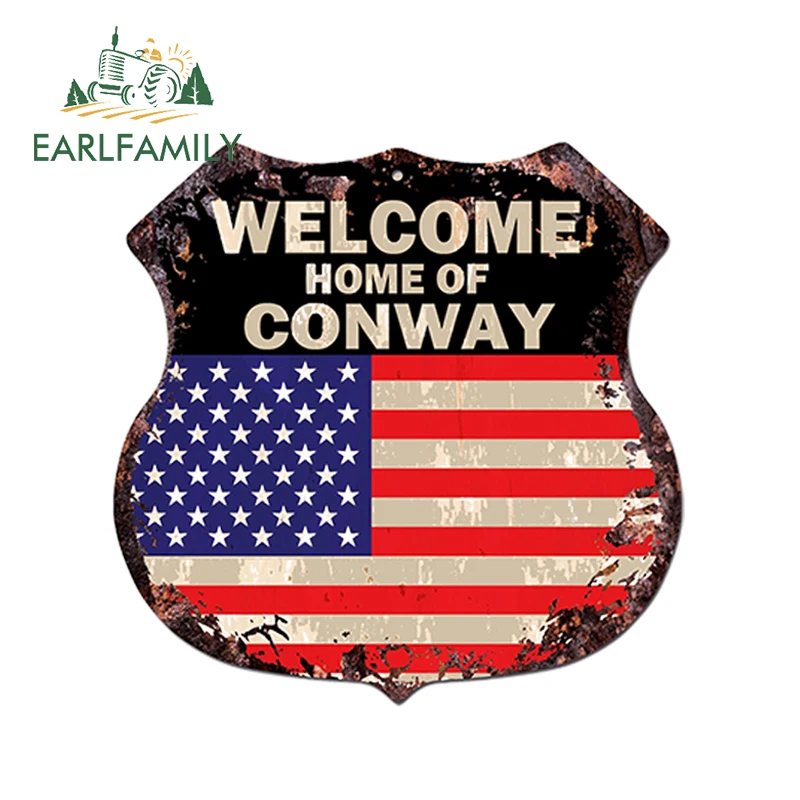 Автостайлинг EARL FAMILY наклейка на машину CONWAY с именем семьи шикарный знак