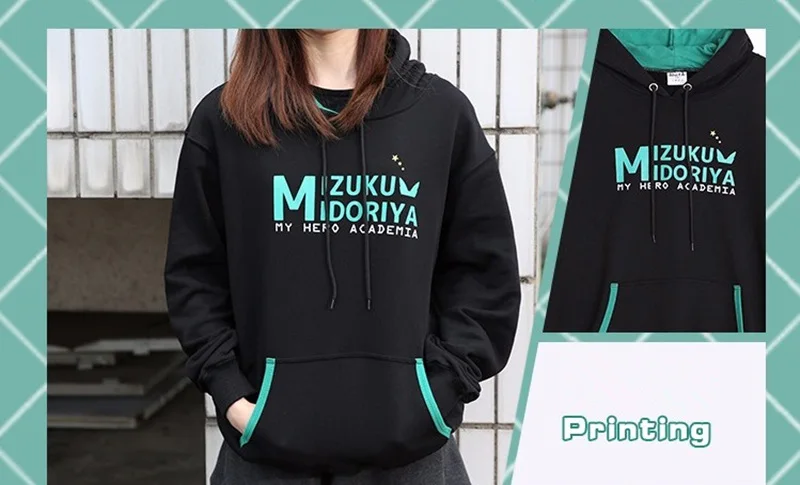 Аниме «My Hero Academy Midoriya izku Todoroki»; костюм для косплея; унисекс; консервативный стиль; хлопковые толстовки; пальто на молнии с рукавами; толстовки