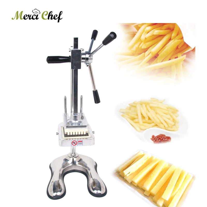 

ITOP Commercial Potato Cutter French Fries Slicer Machine Chips Fruit And Vegetable Making Manual Potato Slicer With 3 Blades