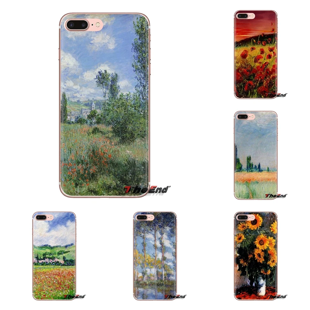 Cell Phone Cover For Xiaomi Mi4 Mi5 Mi5S Mi6 Mi A1 A2 5X 6X 8 9 Lite SE Pro Max Mix 2 3 2S Hot Sale oil painting Claude Monet |