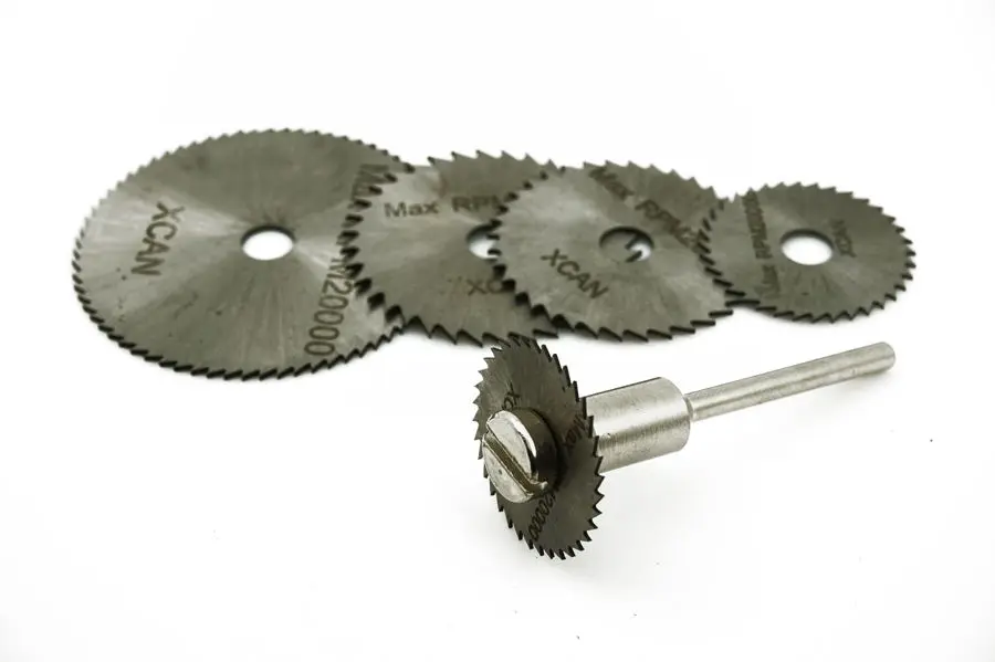 6pcs/lot Free Shipping High speed steel Circular Saw Disc Blades Drills