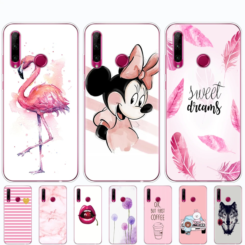 

Case For Honor 20 Case Silicon Cover Phone Case For Huawei Honor 20 Pro Lite Honor20 YAL-L21 YAL-L41 Cartoon protective Back