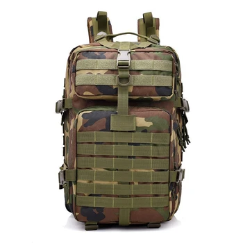 

45L Large Capacity Men Army Tactical Backpacks Military Assault Bags Outdoor 3P EDC Molle Pack For Trekking Camping Hunting Bag