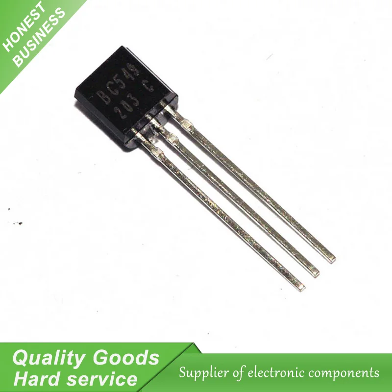 100PCS BC549C TO 92 BC549 0.1A 30V Transistor New Original Free ...