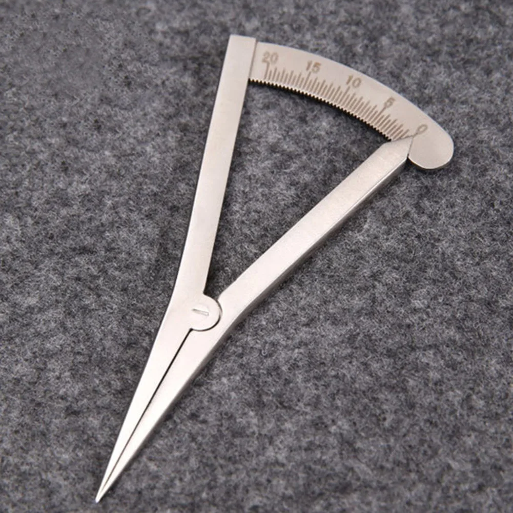 Crossed Line DIY Spacing Gauge Professional Creaser Edge Ranging Manual Leather Tool Portable Mini Adjustable Craft Blank Holder | Дом и сад