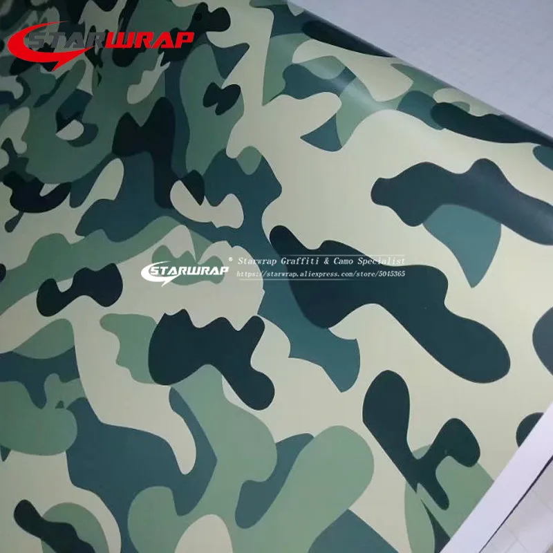 

Starwrap Army Green Digital Wrap Vinyl Decal Truck Vehicle Sticker Pixel Camouflage Wrapping Film Decal Air Bubble Free