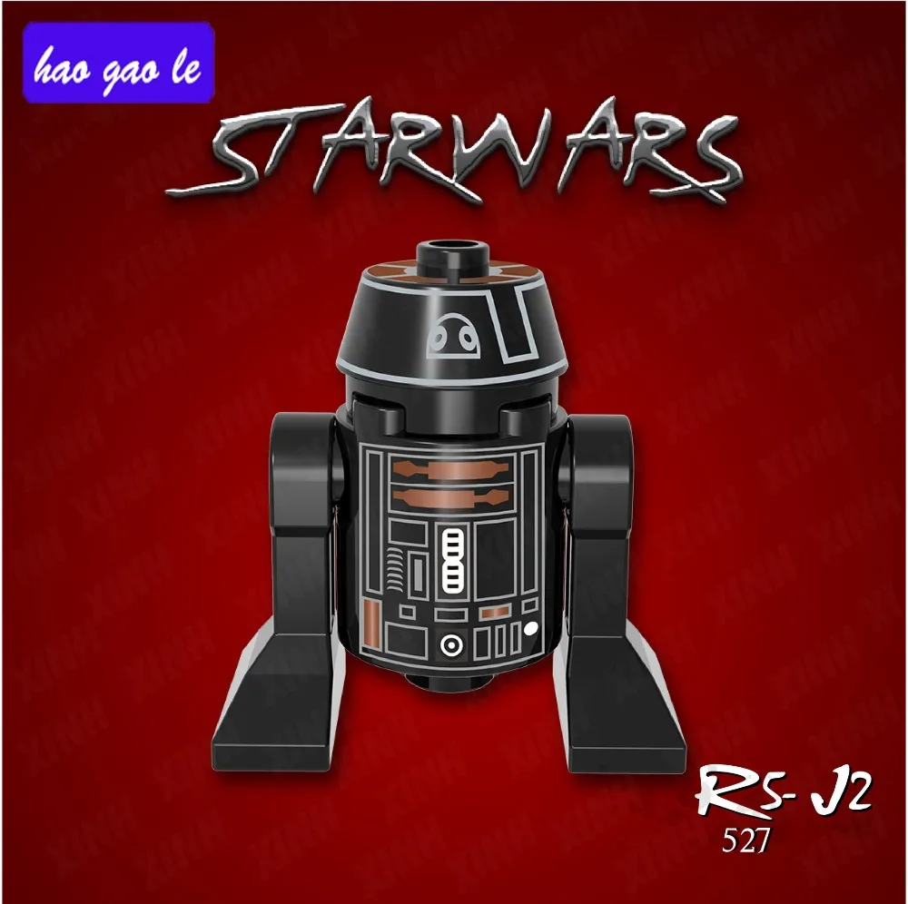 50pcs/lot XH527 RSJ2 Bricks Star Wars Classic Action Building Blocks Toys Children 75158 75170