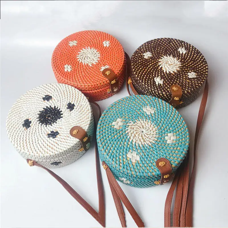 

Handwoven Retro Rattan Straw crossbody Bags for Women 2019 Messenger Bags handbag women's bag bolsa feminina sac a main 40MA25