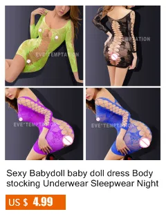 Сексуальная одежда для сна нижнее белье Babydoll боди сетка Подвязка с цветами боди чулок продукт эротический Облегающий комбинезон с подвязкой ночное белье 6166