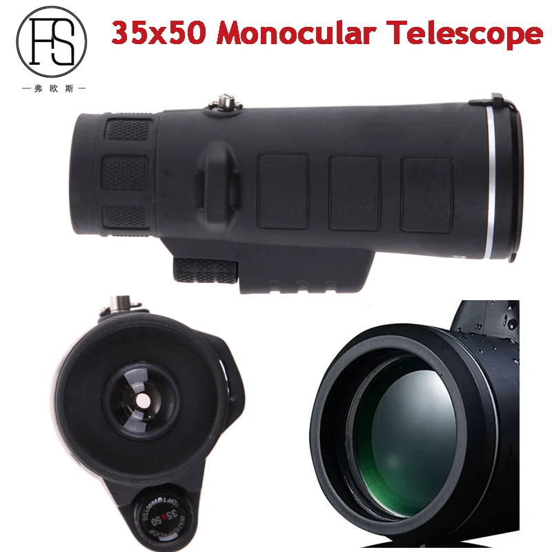 Поддержка HD vision диапазон 35x50 двойной фокус зум Монокуляр телескоп Открытый Охота Военная Униформа один цилиндр