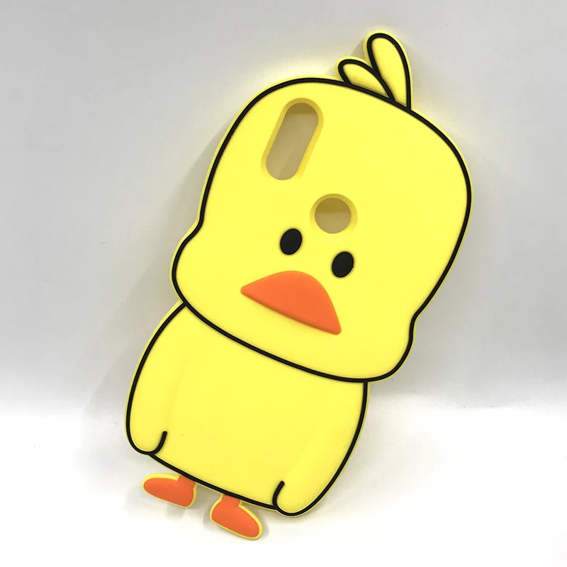 

Silicone Case For Xiaomi Redmi Note 7 Case For Redmi S2 3D Cartoon Yellow Duck Cover For Xiaomi Redmi Note 5 Pro Mi 8 Lite A2 6X