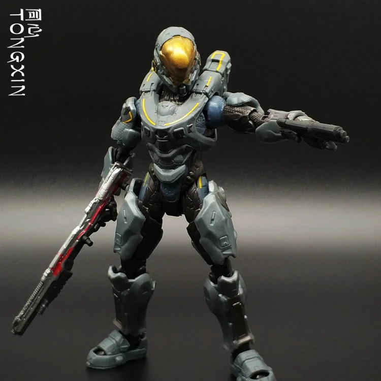 Новинка HALO Spartan Warrior Sergeant Halo модель Фигурка Mezco macfarlan