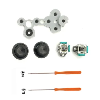 

For Xbox one Slim Controller Repair Set 3D analog Joysticks Thumb Sticks Cap Conductive Rubber Screwdriver Replacement Part