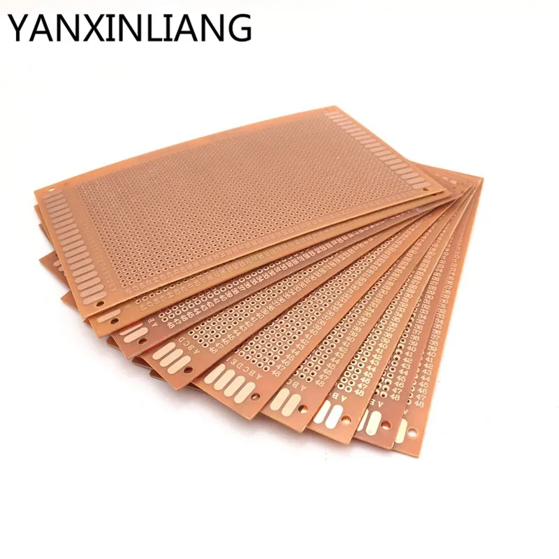 2 шт. 9x15 см 9*15 DIY Прототип бумаги PCB Универсальный Эксперимент Матрица печатной