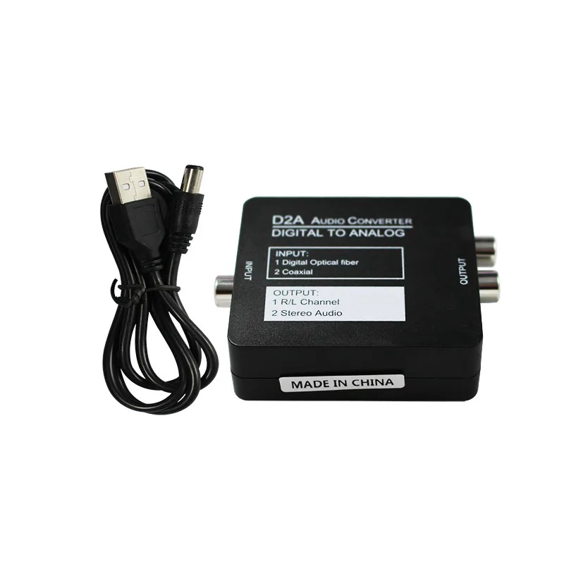 10pcs Converter For Coaxial Or Toslink Digital Audio to Analog L/R Audio Digital to Analog with 3.5mm Jack Output (RCA+Earphone) 10pcs Converter For Coaxial Or Toslink Digital Audio to Analog L/R Audio Digital to Analog with 3.5mm Jack Output (RCA+Earphone)