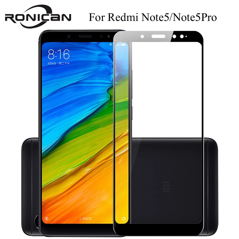 Закаленное стекло с полным покрытием для XIAOMI Redmi note 5 PRO note5 prime global защитный экран 99