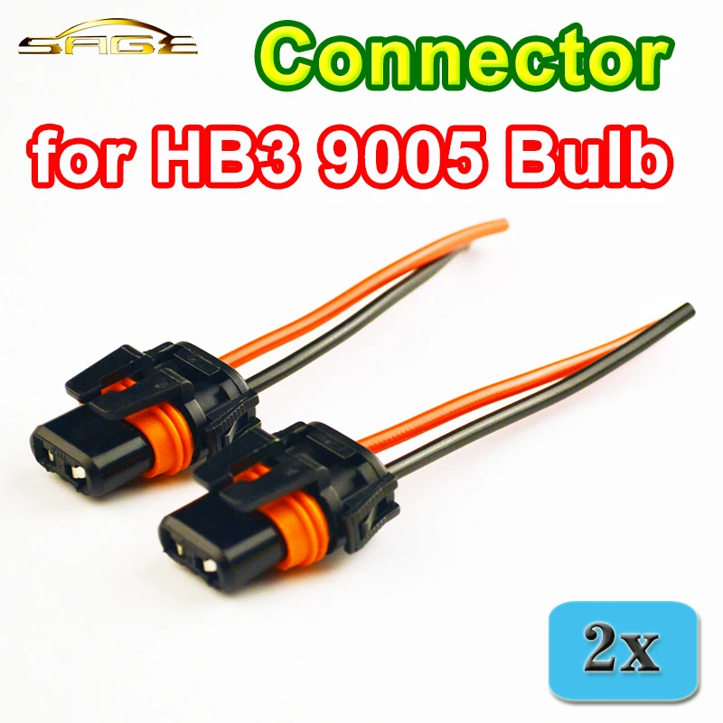 Viecar HB3 9005 Connectors Car Lamp Connectors 9CM (2 PIECES/LOT