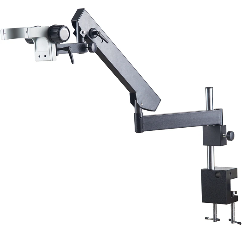  Articulating Pillar Clamp 76mm Microscope Stand Adjustable Direction Arm Stereo Zoom Microscopio Ac