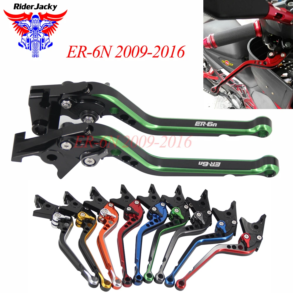 Mix Color Long CNC Adjustable Motorcycle Brake Clutch Levers For Kawasaki ER-6N 2009-2016 ER6N 2015 2014 2013 2012 2011 2010 | Автомобили