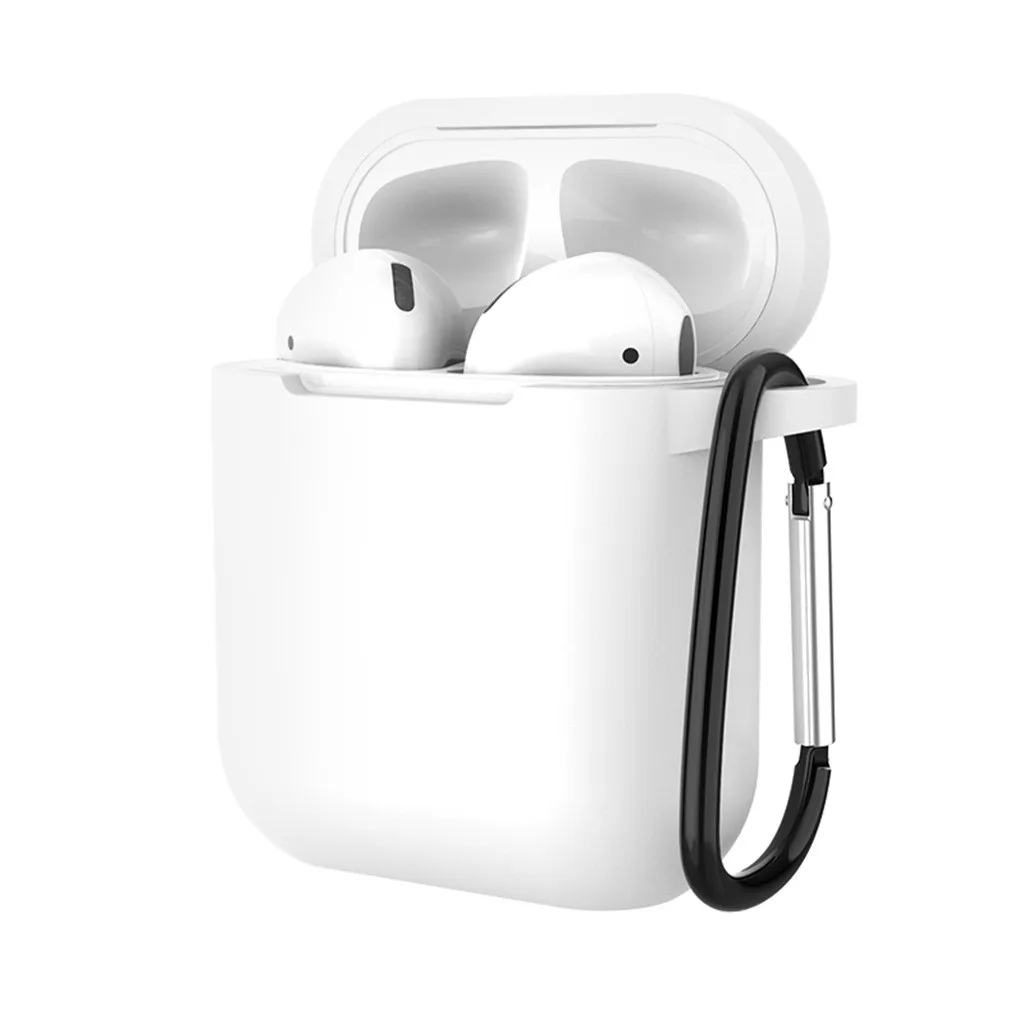 Силиконовый защитный чехол против потери для Apple AirPods с ушным крюком для Apple гарнитура для AirPods чехол s ультратонкий - Цвет: I