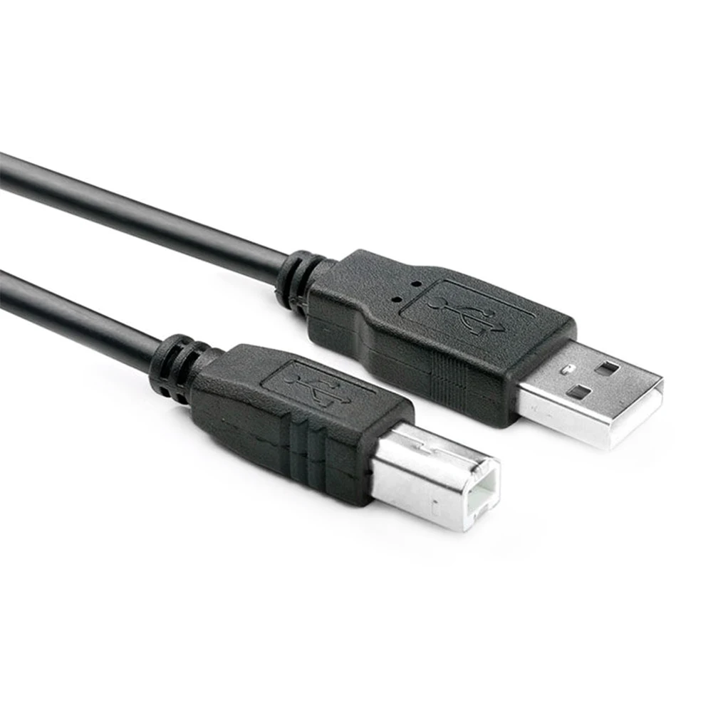 USB 2,0 кабель для принтера высокоскоростной AM принтер DAC USB принтер для BM шнур сканера данных 1,8 м/футов черная этикетка