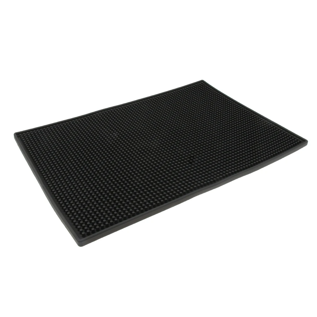 18x12'' Rubber Service Bar Mat Home Beer Drink Heavy Duty Drip Runner Club