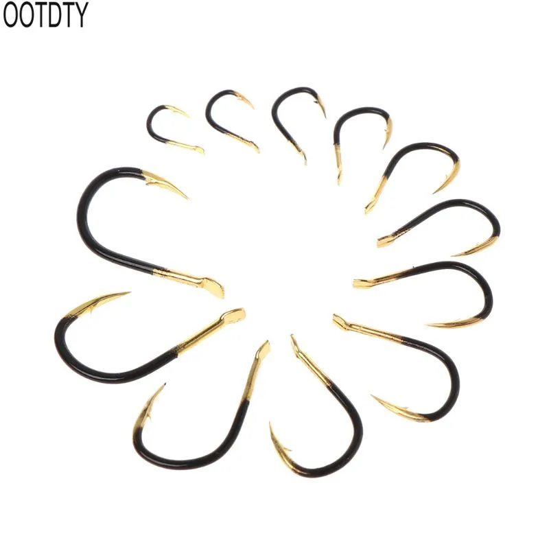 

New 20 Pcs Fishing Hook Tungsten Steel Tough Hard Sharp Tips Hooks Lure Carp Tackle Barbed 12 Types Thick Bulk Alloy Accessory